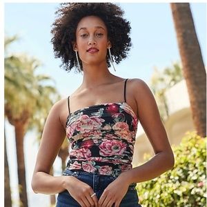 Body Contour Mesh Cami in Floral